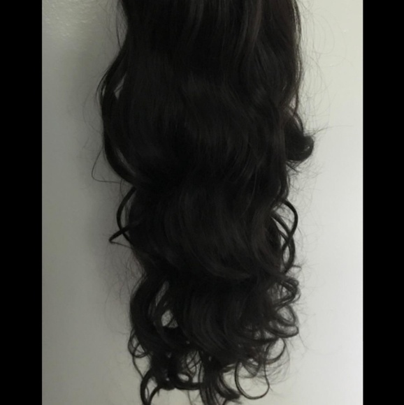 Dark Brown Wavy Full Wig main image 4